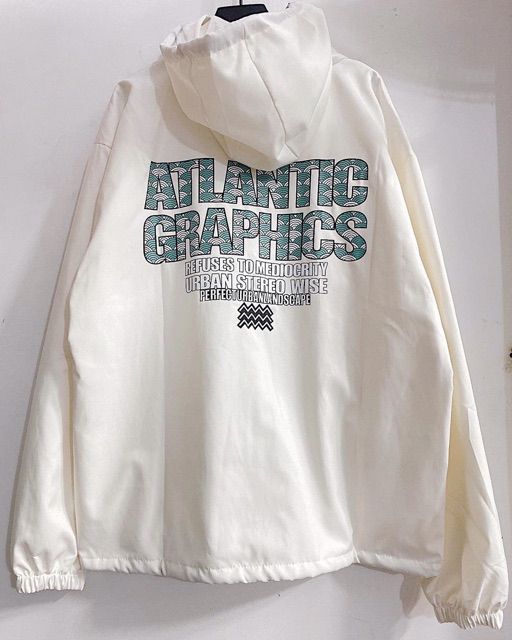 🌈𝗡𝗘𝗪 𝗔𝗥𝗥𝗜𝗩𝗔𝗟💢 áo khoác dù ATLANTIC GRAPHICS uinsex dù 2 lớp 📽️  M-L-XL