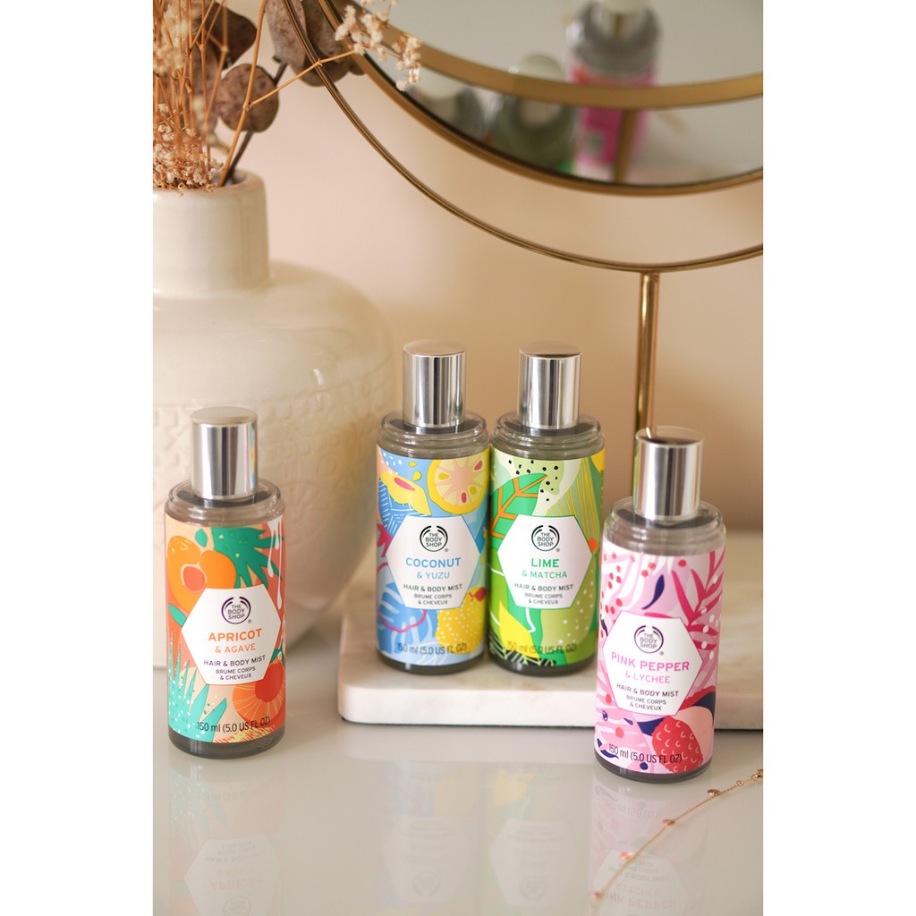 Xịt thơm Nước Hoa Cho Tóc & Cơ Thể THE BODY SHOP HAIR AND BODY MIST 150ML | BigBuy360 - bigbuy360.vn