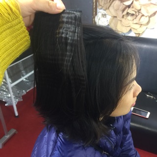 Tóc kẹp phồng chân
