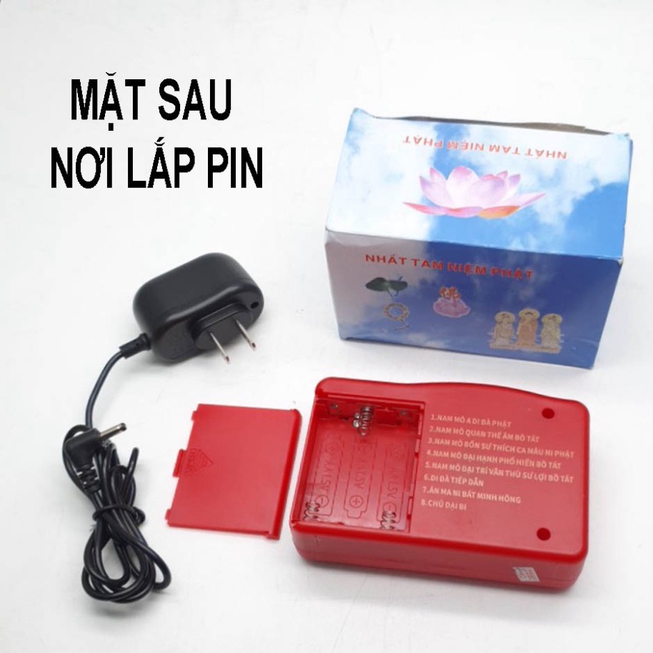 Đài tụng kinh niệm phật 8 bài đã cài sẵn