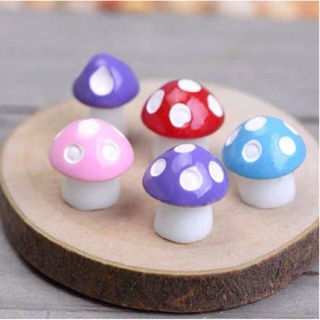 Nấm Mini Cở Trung - Phụ Kiện Trang Trí Tiểu Cảnh Terrarium