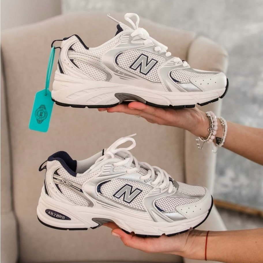 giày newbalance 530 bạc xám cao cấp [hình thật]