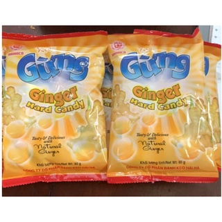 Kẹo gừng ginger hải hà gói 80g