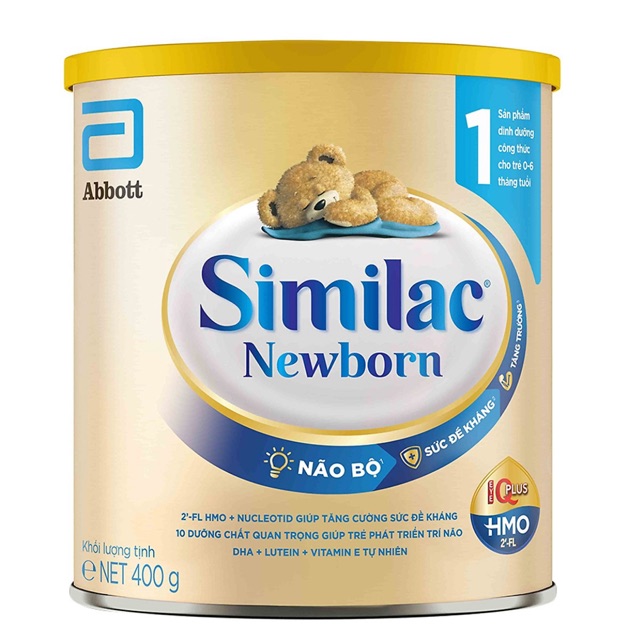 Sữa bột Abbott Similac Newborn 1 - lon 400gr