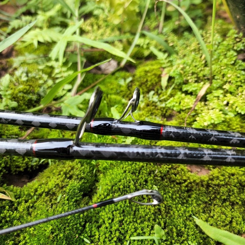 Cần câu lure máy ngang và máy đứng carbon Hi Power Phôi Xoăn