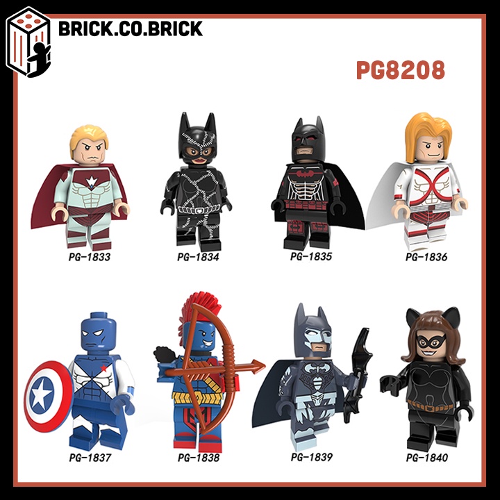 Xếp hình Mô hình Plutonian Catwoman Super Secret Vance Astro Yondu Siêu anh hùng Marvel Minifigures PG8208