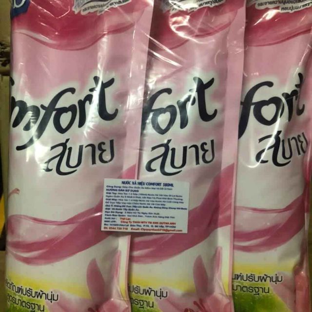 Combo 3 bịch comfort thái 580ml hồng