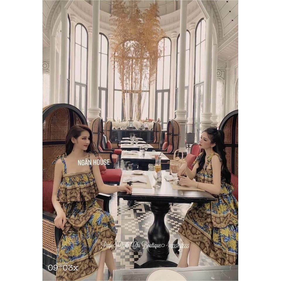 ĐẦM MAXI TẦNG THỔ CẨM (KÈM VIDEO HÌNH THẬT) | BigBuy360 - bigbuy360.vn