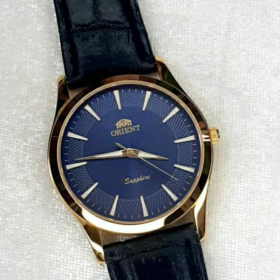 Đồng hồ ORIENT Nam dây da kính sapphire chống nước