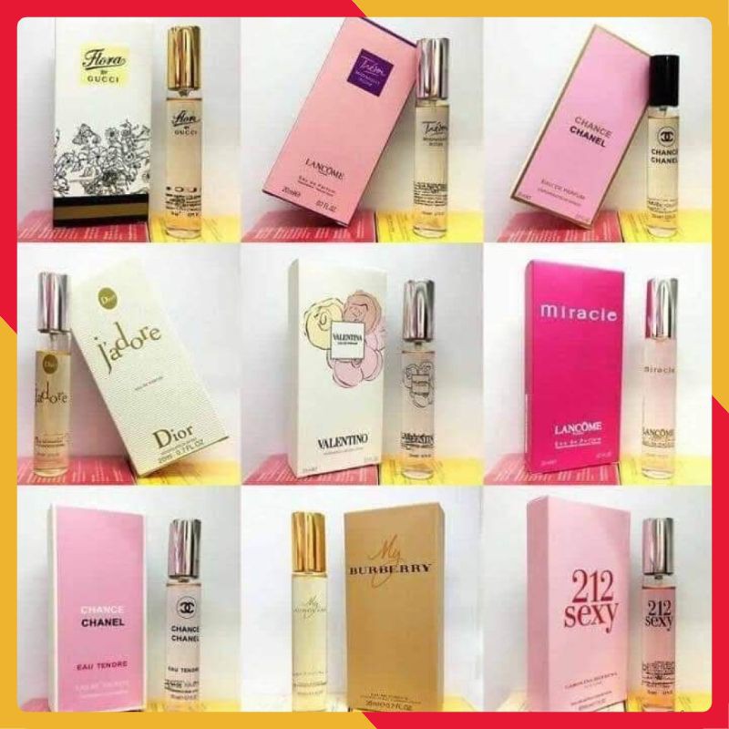 Nước Hoa Nam Nữ 20ml Nước Hoa mini Chọn Mùi Cực Thơm | BigBuy360 - bigbuy360.vn