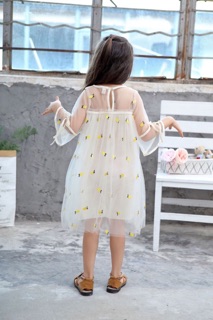 Váy thơm phối lưới