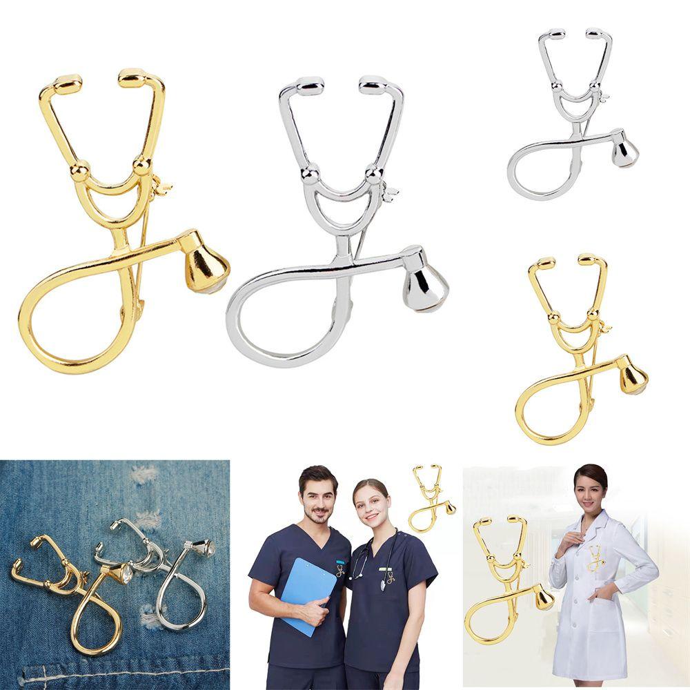 Trâm Cài Áo Hình Ống Nghe Tương Lai Mini|Ghim Cài Áo Hình Bác Sĩ