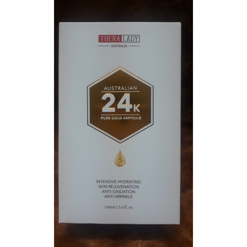 Serum vảy vàng 24K của Úc + thanh lăn beauty bar