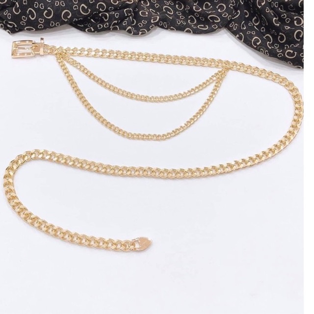 Đai váy belt khoá xích