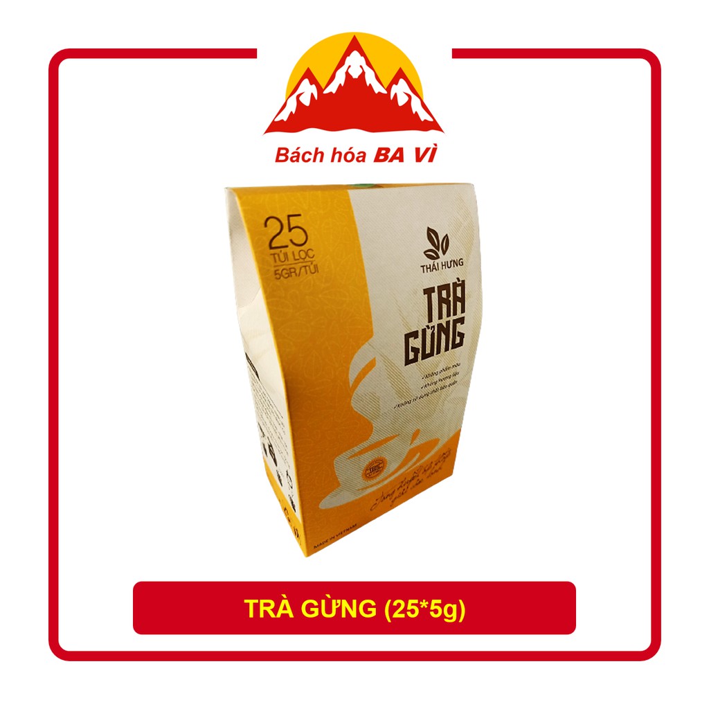 Trà Gừng Túi Lọc Thái Hưng 25x5g