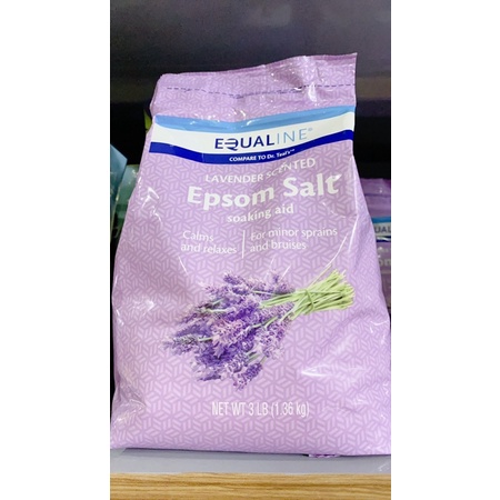 Muối tắm hương lavender scented epsom salt 1,36kg