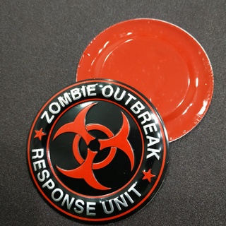 Tem nhôm dán xe zombie outbreak 7.5cm