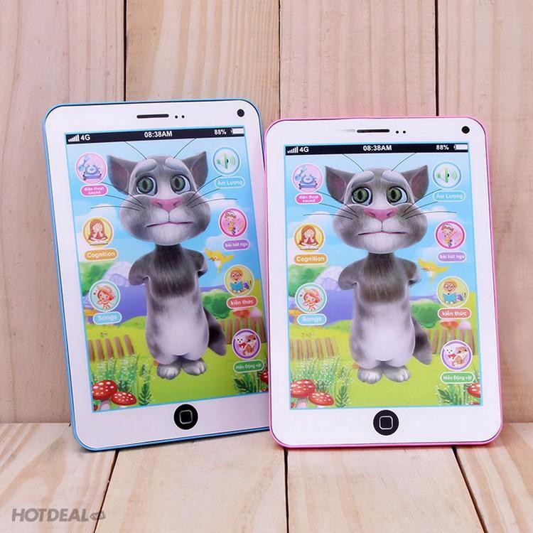 ĐỒ CHƠI Vỉ đồ chơi Ipad mèo Tom Cat 3D thông minh dùng pin có nhạc vui nhộn quà tặng cho bé