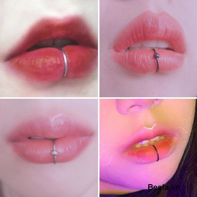 Khuyên Môi Kẹp Không Cần Bấm Lỗ Cho Nữ