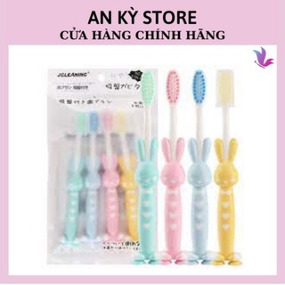 Set 4 bàn chải gấu cho bé xuất nhật