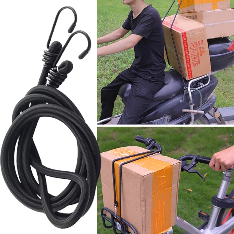 Dây Thừng Dày Dặn Co Giãn Chất Lượng Cao Kèm Móc Chữ J Cho Xe Máy