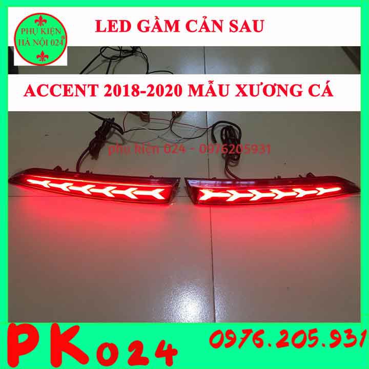 [Accent 2018-2020] Đèn Led Gầm Cản Sau Accent 2018-2020 Mẫu Xương Cá