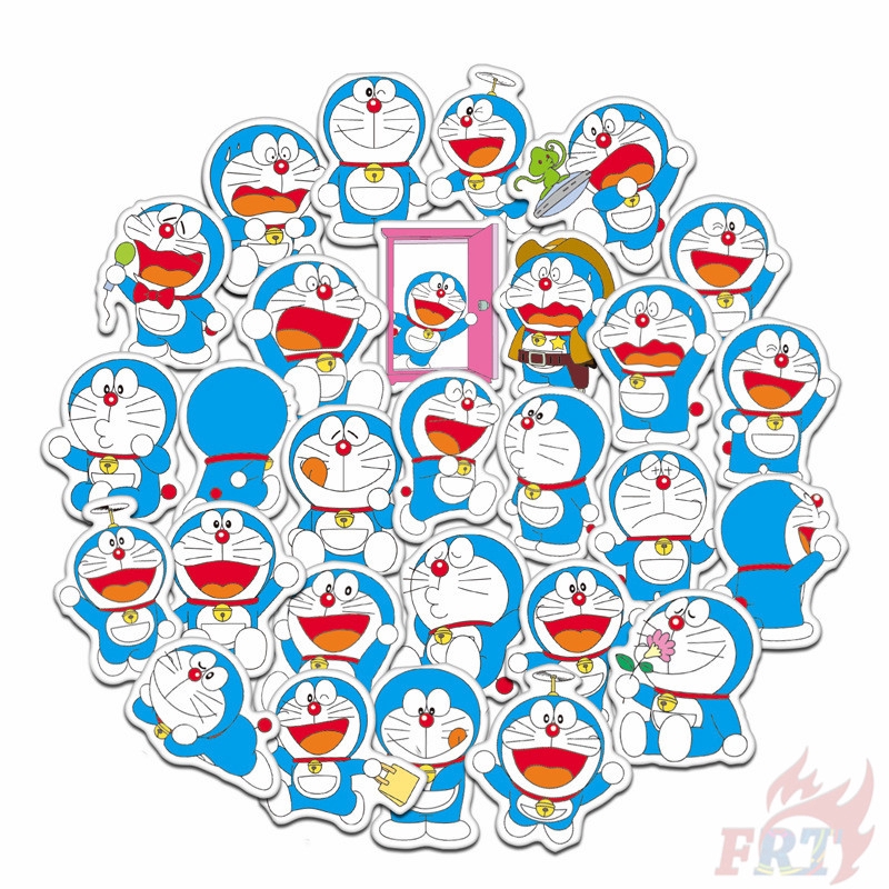 ❉ Doraemon - Series 01 Anime Stickers ❉ 60Pcs/Set DIY Fashion Luggage Laptop Skateboard Decals Doodle Stickers