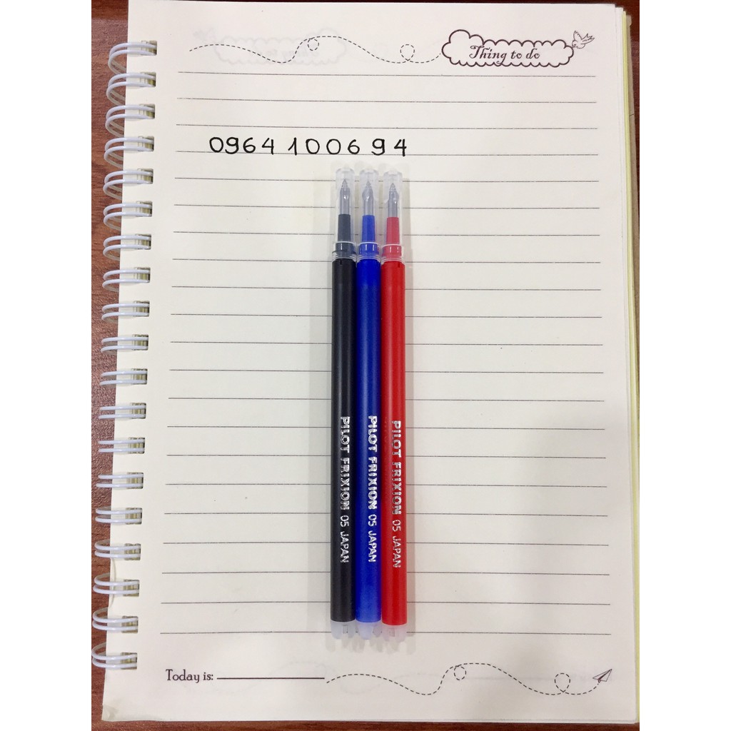 Combo 3 Ngòi Bút bi tẩy xóa được Frixion Pilot