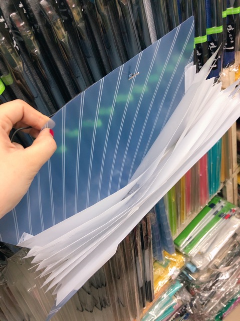 BÌA HỒ SƠ 8 NGĂN NHỰA ĐỦ HÌNH A4