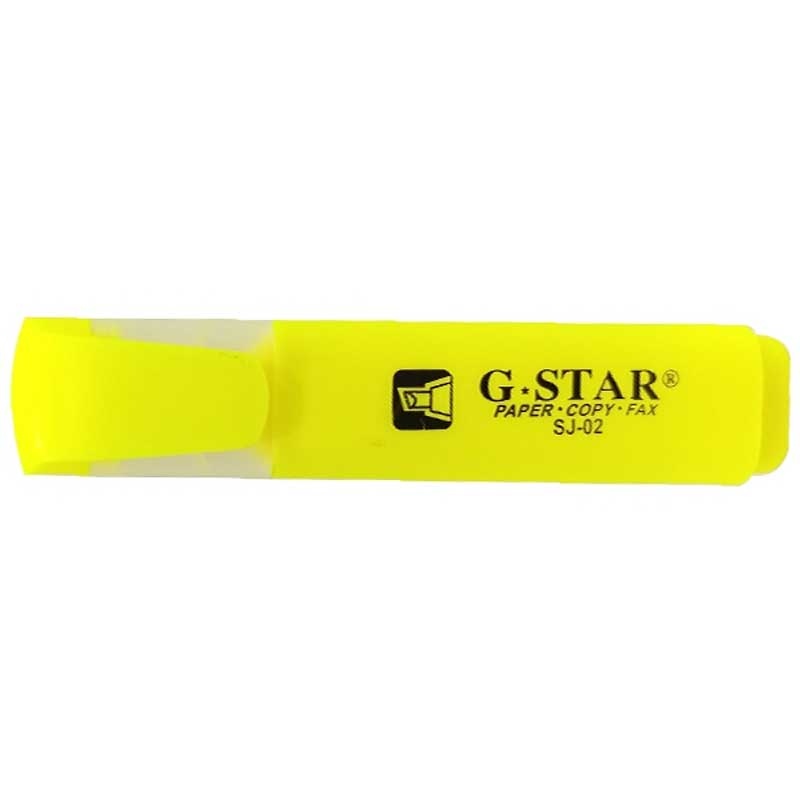 Hộp 12 Cây Bút Dạ Quang highlight G-Star SJ02 ( Lá, Vàng, Hồng, Cam )