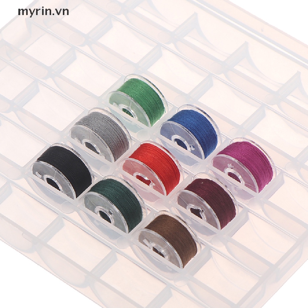 Hộp Nhựa 36 Ngăn Đựng Suốt Chỉ Cho Máy May