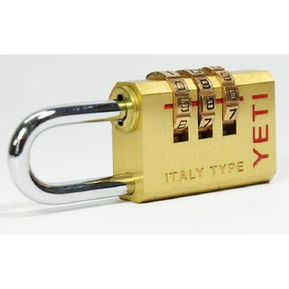 Khóa số Yeti 330 đồng thau
