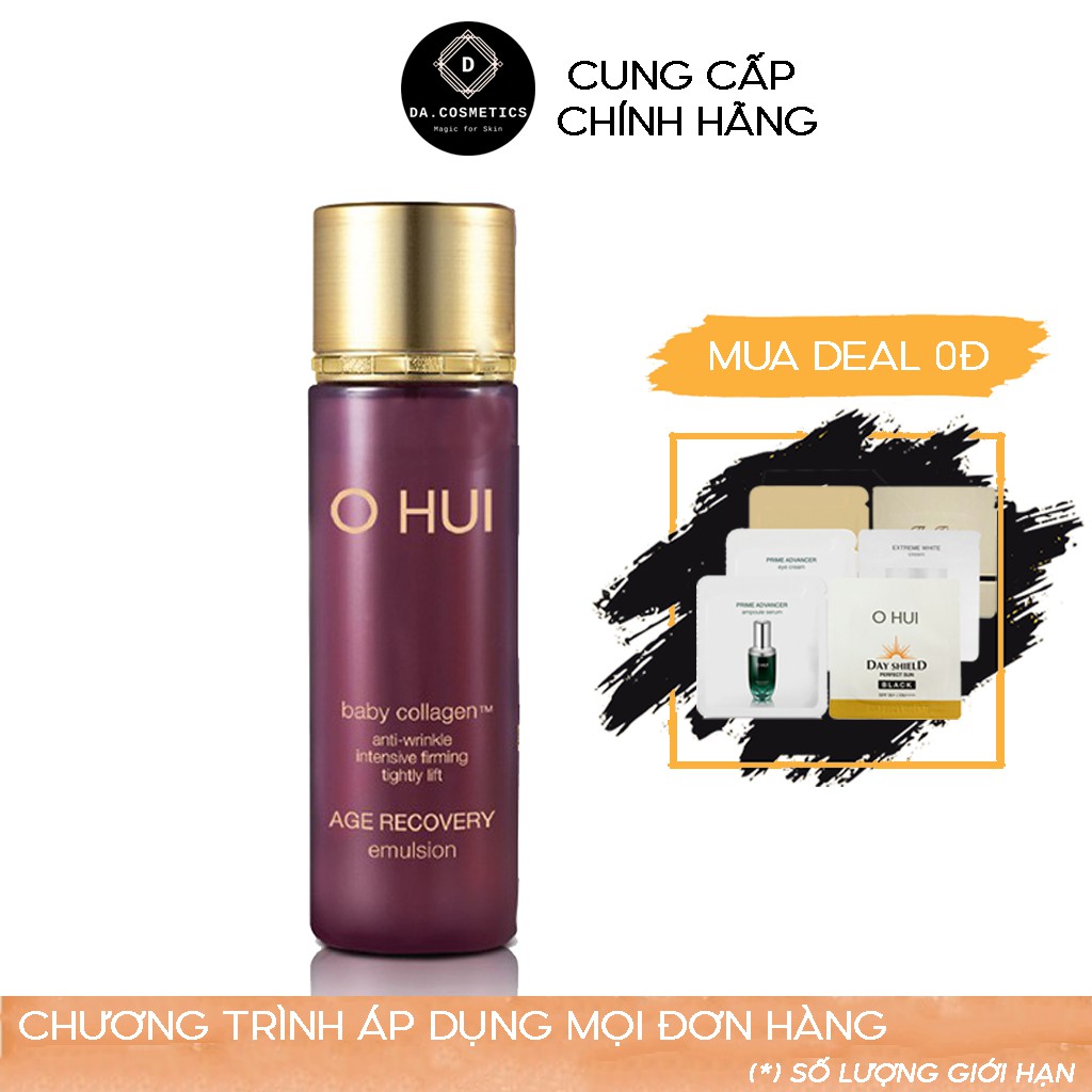 [Mini Size] Sữa Dưỡng Ngăn Ngừa Lão Hóa Da Ohui Age Recovery Emulsion 20Ml