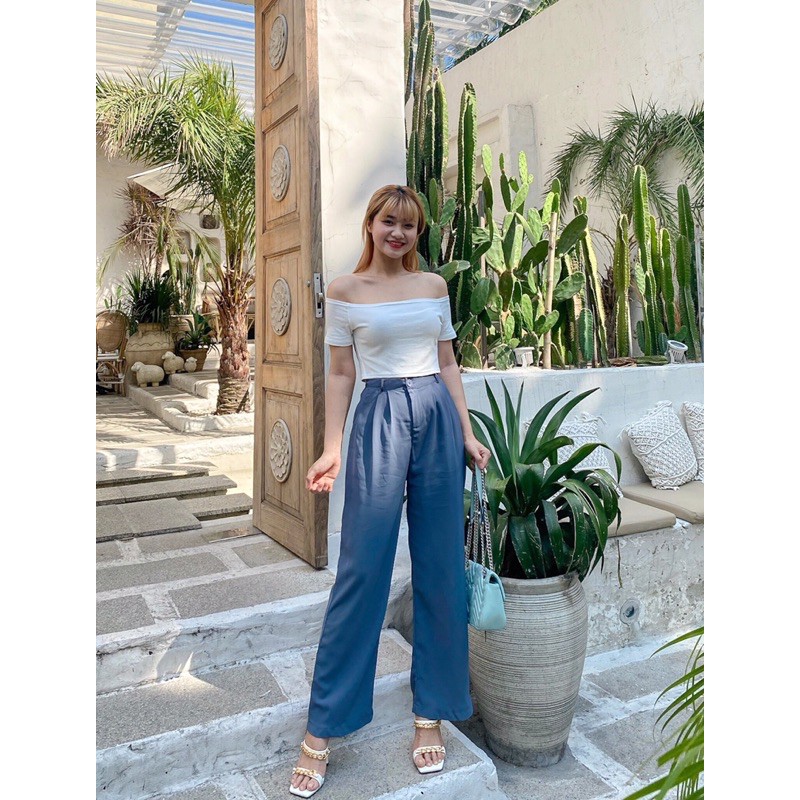 Quần suông Hàn Quốc form dài 4 màu | BigBuy360 - bigbuy360.vn