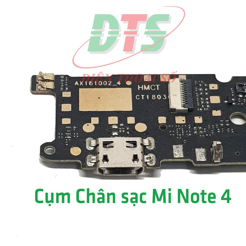 Cụm chân sạc Redmi Note 4
