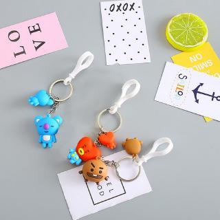 Móc Khóa Silicon Phong Cách Nhân Vật Bt21 Dễ Thương