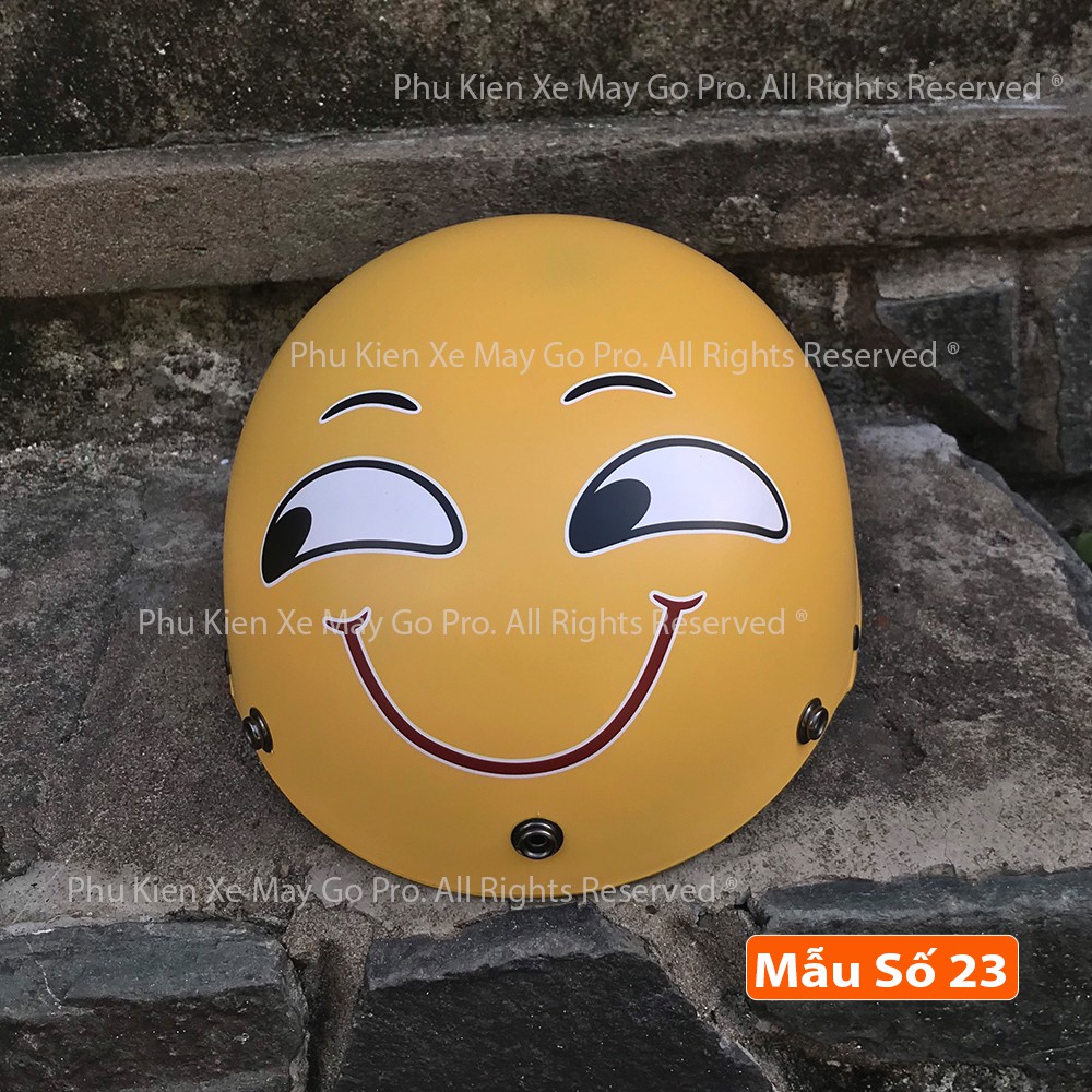 [XẢ HÀNG] Mũ Bảo Hiểm XPRO Emoji Chuẩn Quatest 4