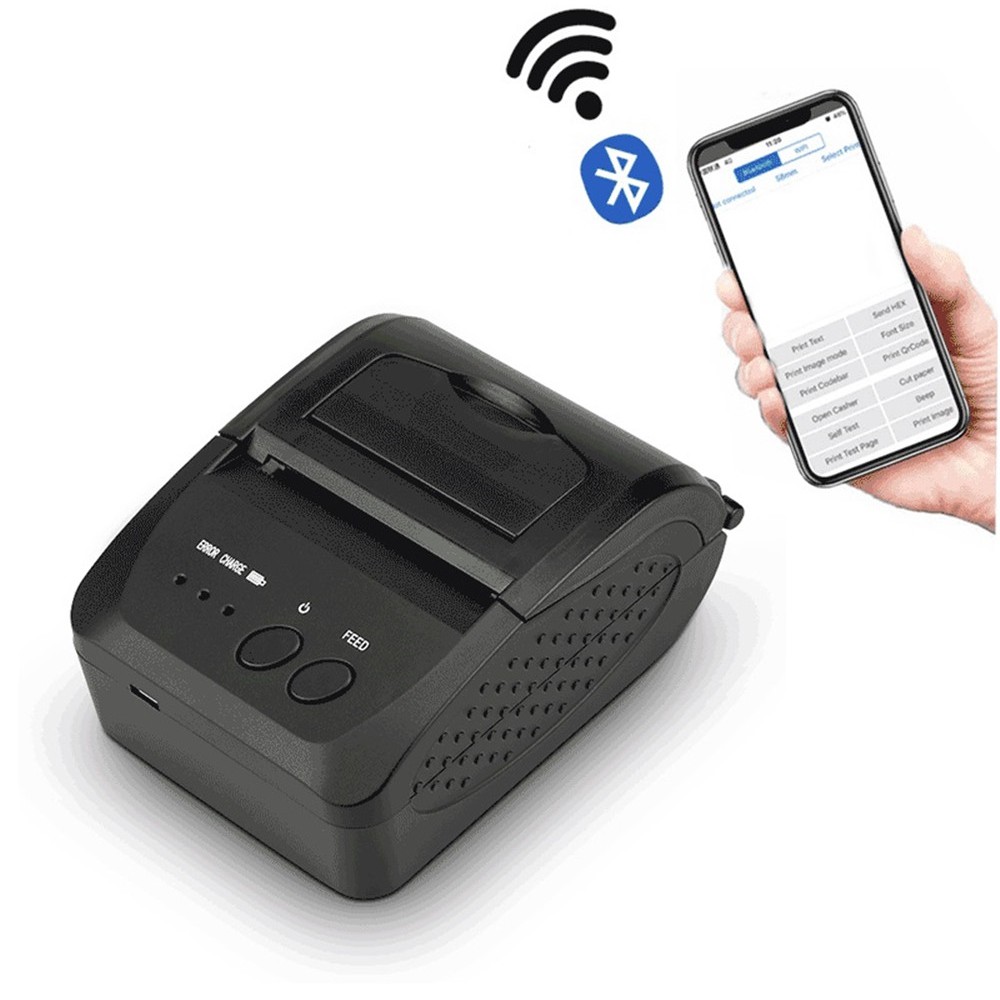 Máy in hóa đơn Bluetooth ZJ-5809 in bill