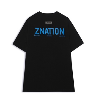 Áo Thun ZNATION Basic Tee Unisex Oversize Màu Đen