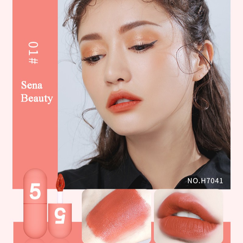 Set Son Kem Heng Fang 520 Matte Velvet Color Lip Glaze 3 Cây | BigBuy360 - bigbuy360.vn