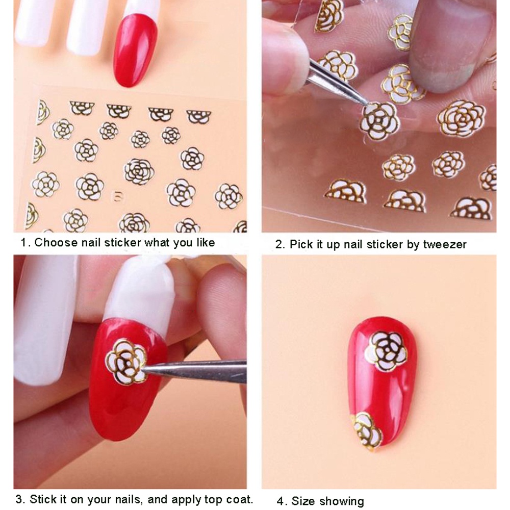 [Hàng mới về] Nhãn dán họa tiết thủy thủ mặt trăng 3D chống nước trang trí móng tay nghệ thuật DIY