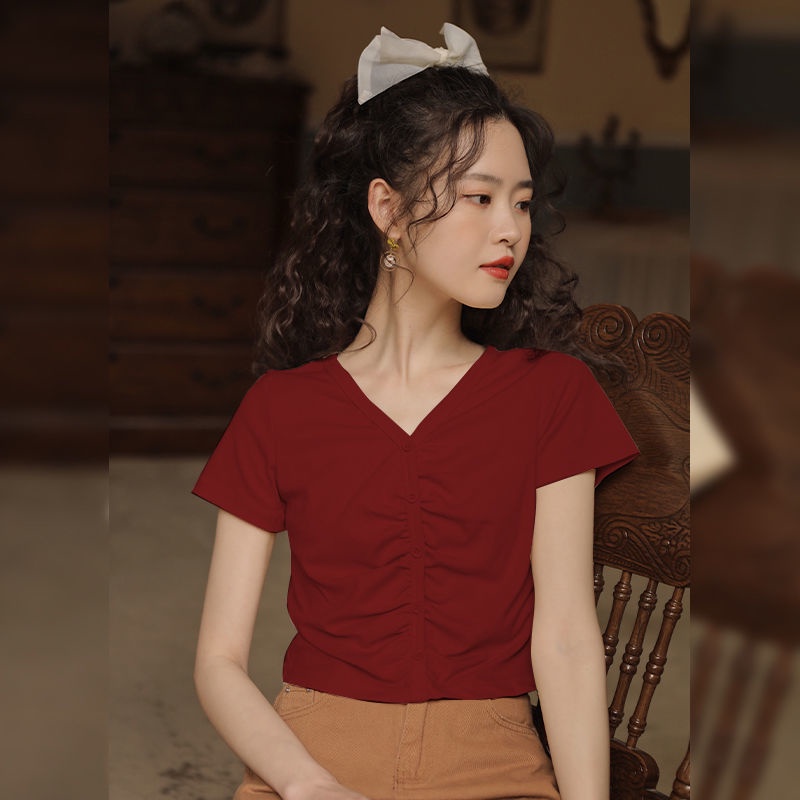 Áo Thun Nữ Tay Ngắn Eo Cao Dễ Phối Đồ Thời Trang Cho Nữ áo phông nữ JL-TX-95