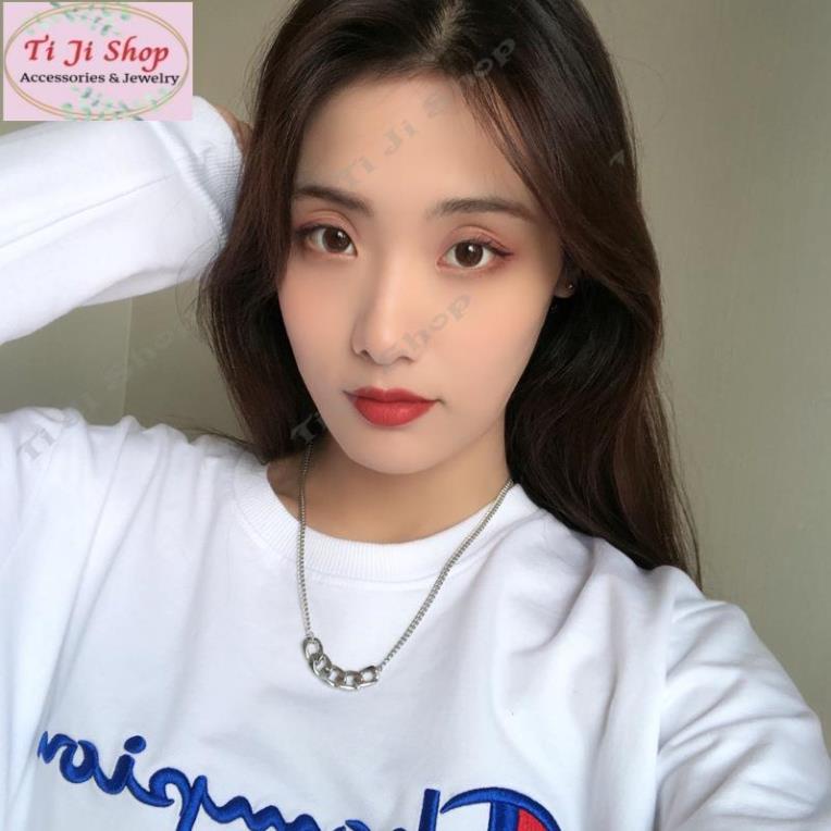 vòng cổ Kim Loại Thiết Kế Đơn Giản Phong Cách Unisex