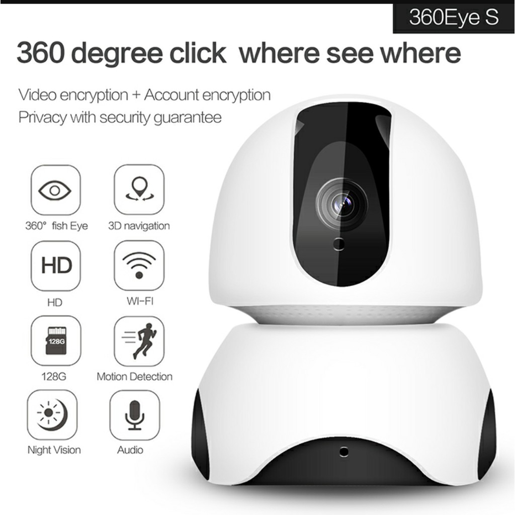 Camera IP 360eyes 2.0MP định vị hình ảnh 3D EC30S-U11