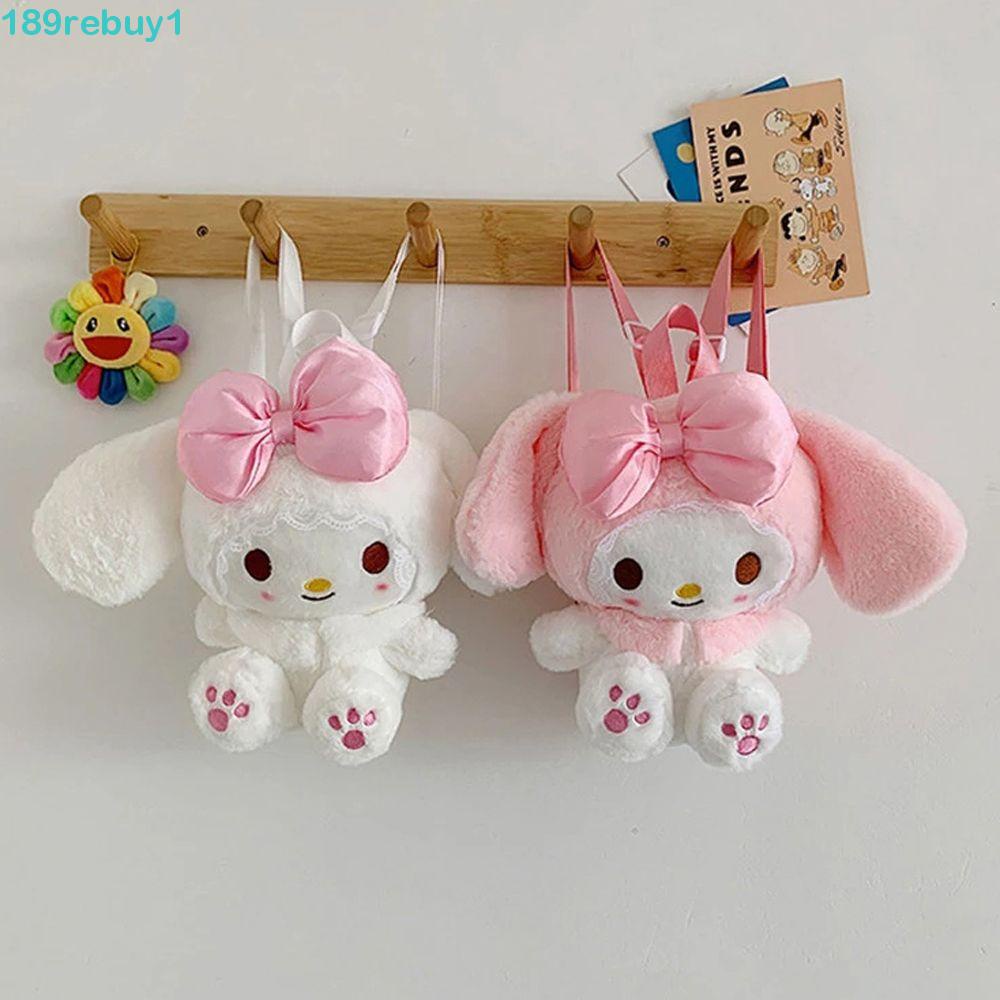 Ba Lô Vải Lông Hoạt Hình Mymelody Màu Hồng Dễ Thương Làm Quà Giáng Sinh Cho Trẻ Em Rebuy