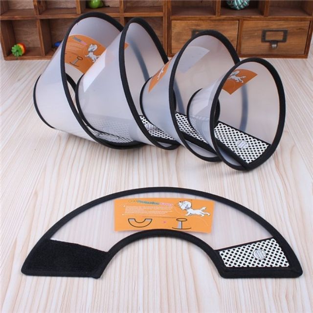 Vòng cổ chống liếm cho chó mèo cún miu Elizabeth