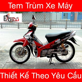 Tem Trùm Sirius Motul Trắng Đỏ