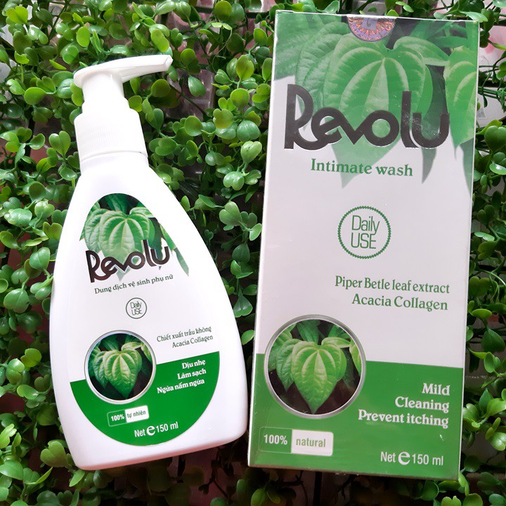 DUNG DỊCH VỆ SINH PHỤ NỮ REVOLU CHIẾT XUẤT TRẦU KHÔNG