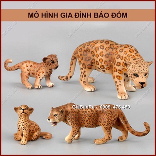 Mô Hình Gia Đình Báo Đốm Leopard Phi Châu - Thế Giới Động Vật - 7677.2