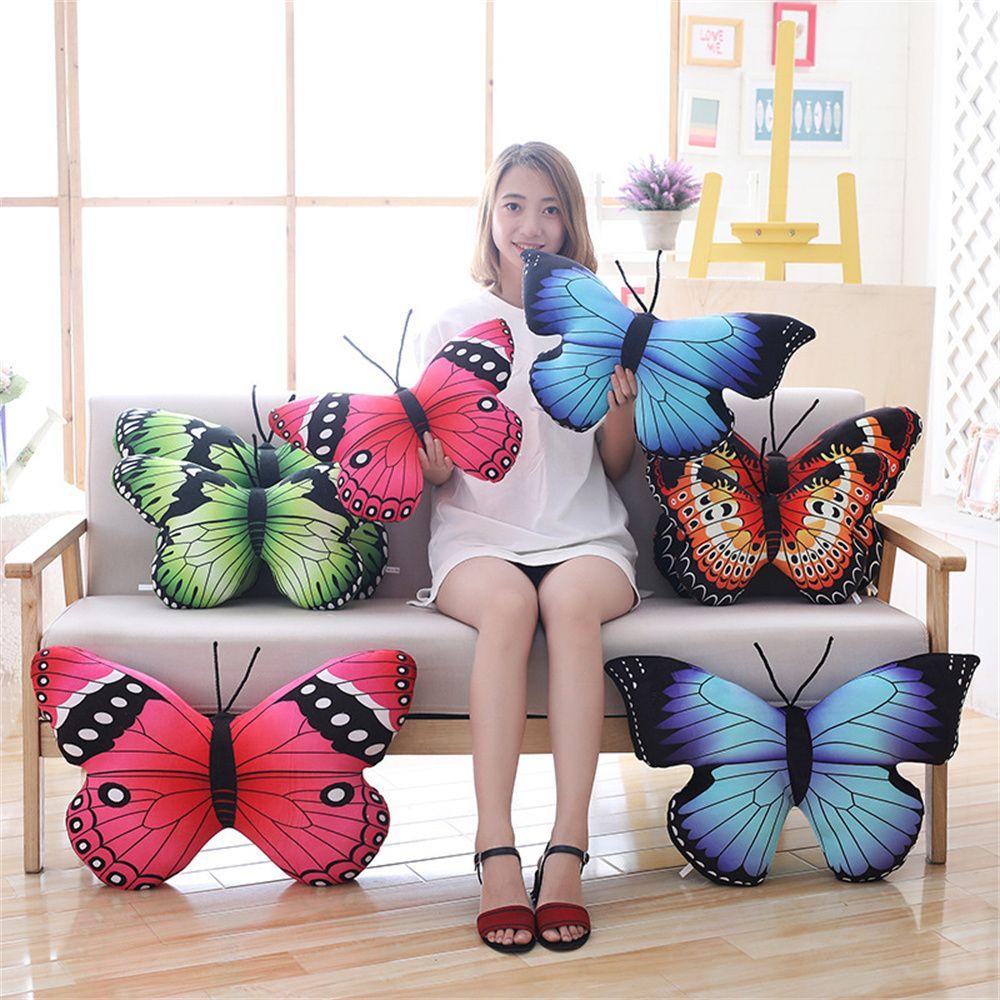 Đồ chơi nhồi bông Hình Bướm Mềm Mại Đáng Yêu Cho Bé